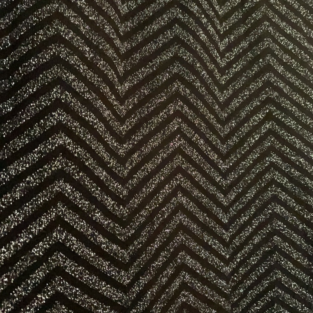 NWT Express Black & Metallic Silver Mini Dress - Picture 5 of 10